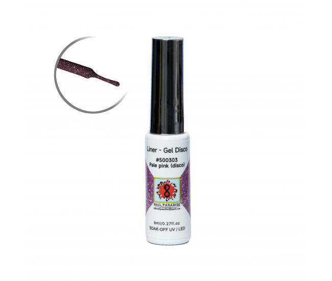 Liner Gel Disco - Pale Pink 8 ml